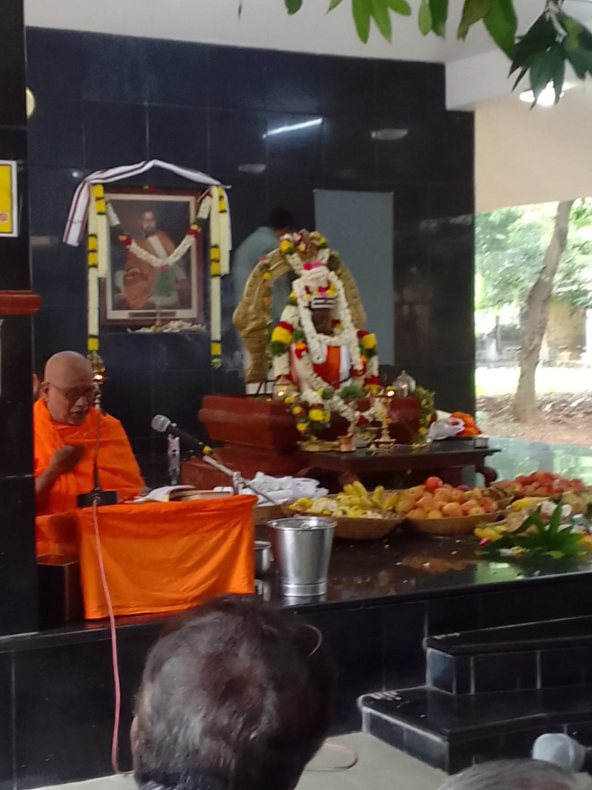 Ashram shrine